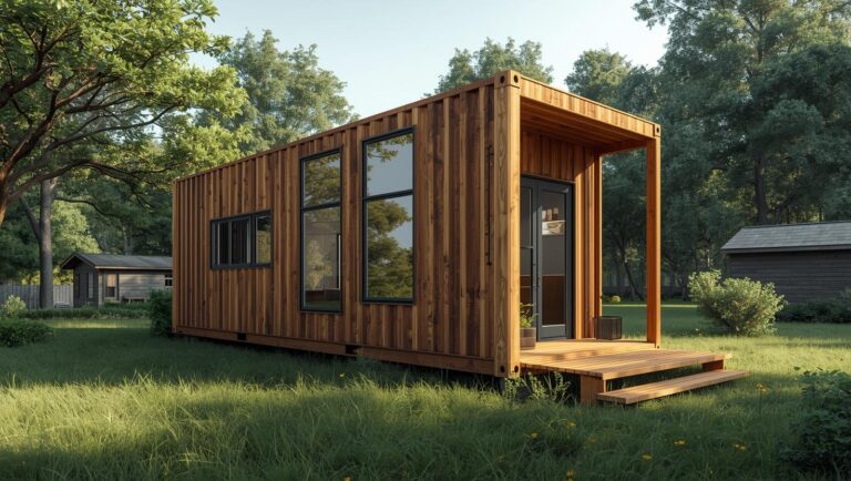20ft Shipping Container for Tiny Homes or Cabins - Four Sons Logistics