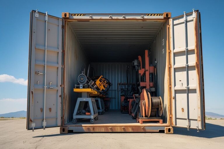 40ft Container Use for Storing Large Tools and Machinery - Four Sons Logistics