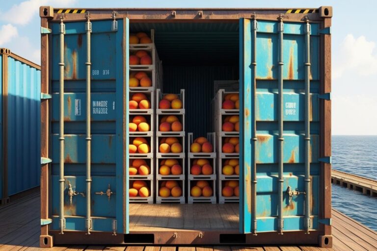 40ft Container Used for Exporting Agricultural Products - Four Sons Logistics