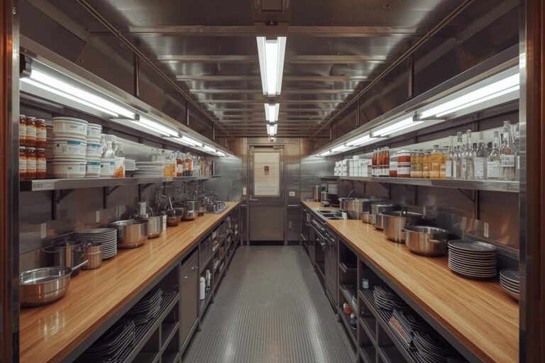 53ft Container Converted into a Restaurant Kitchen - Four Sons Logistics