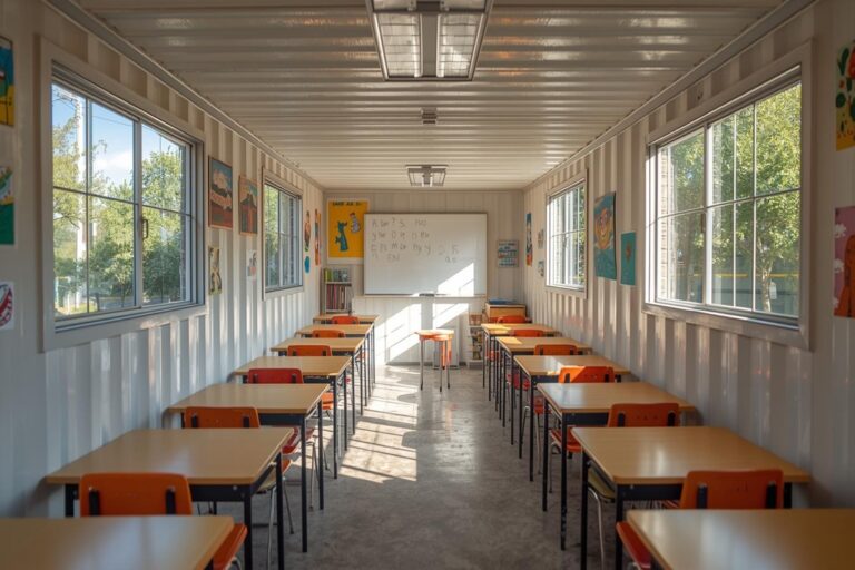 53ft Container Customized as a Classroom - Four Sons Logistics