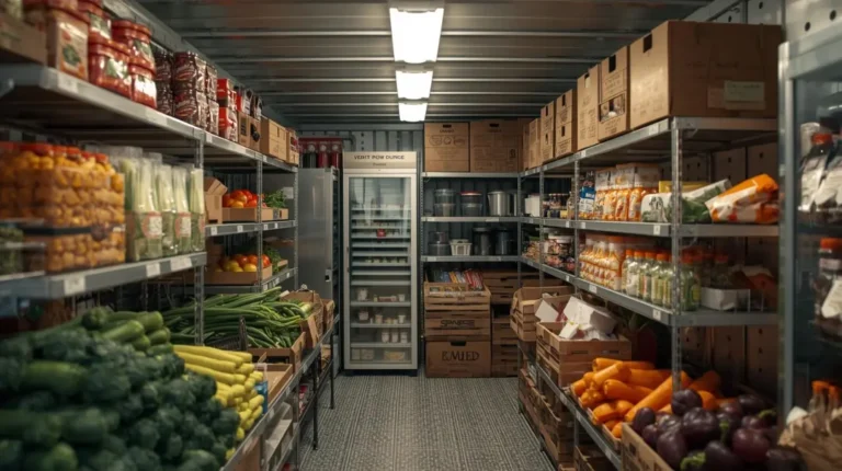 20Ft Container Used as Storage for Restaurant Food Supplies - Four Sons Logistics