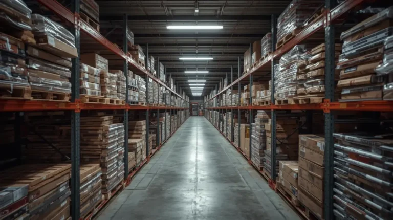 53Ft Container Used as Warehouse Inventory for Supplies - Four Sons Logistics