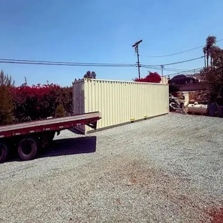 40ft HC Shipping Container Delivered in Long Beach, CA - Four Sons Logistics