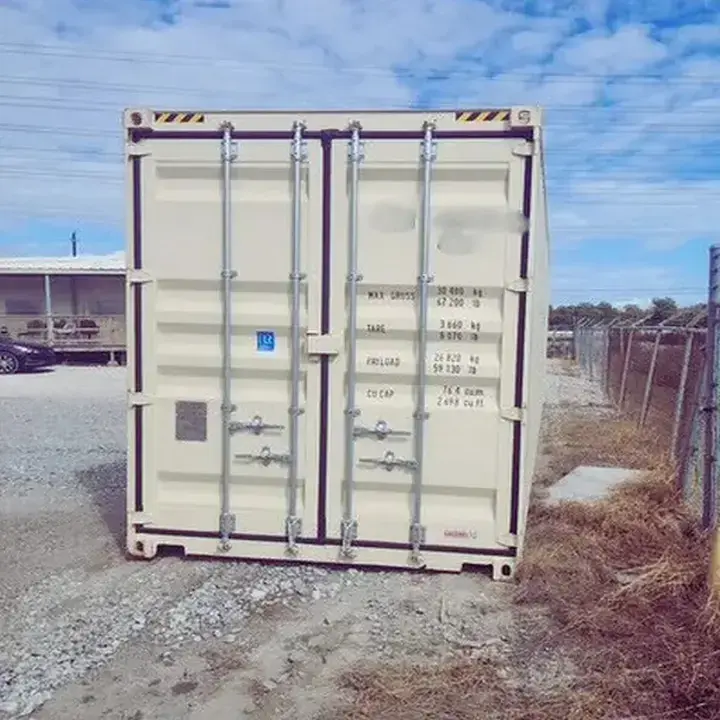 40ft High Cube Container Delivered in Pasadena, TX - Four Sons Logistics