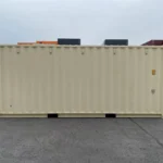 Calgary, AB 20ft Standard Shipping Container Left Side - Four Sons Logistics