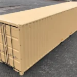 Calgary, AB 40ft Standard Shipping Container Top Angle - Four Sons Logistics