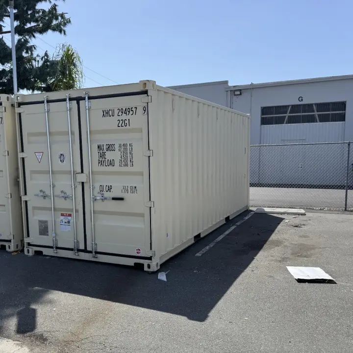 20ft Standard Shipping Container Delivered in Costa Mesa, CA - Four Sons Logistics