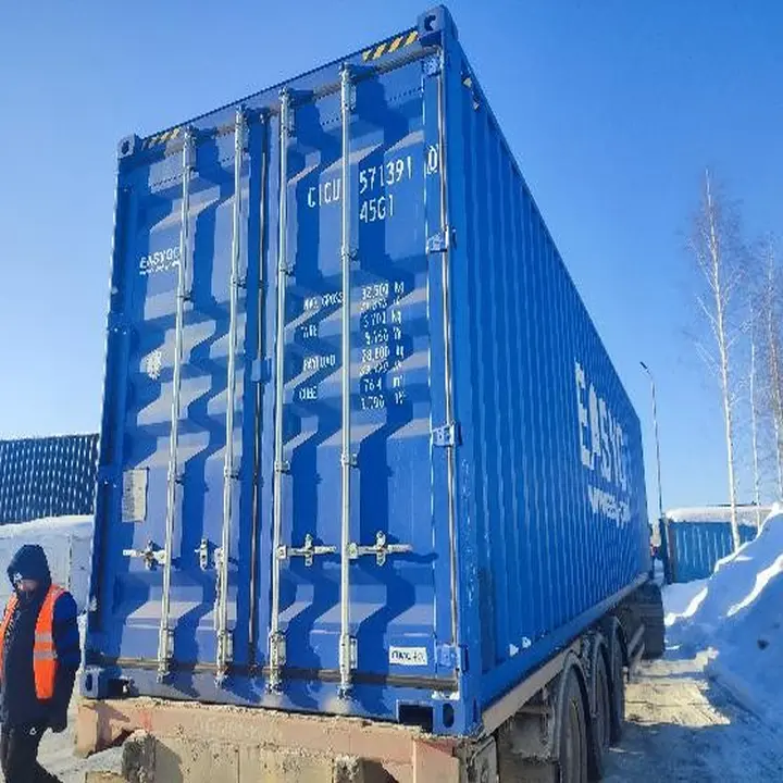 40ft HC Shipping Container Delivery Dallas, TX - Four Sons Logistics