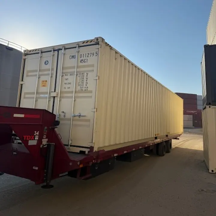 40ft HC Shipping Container Delivery Los Angeles, CA - Four Sons Logistics
