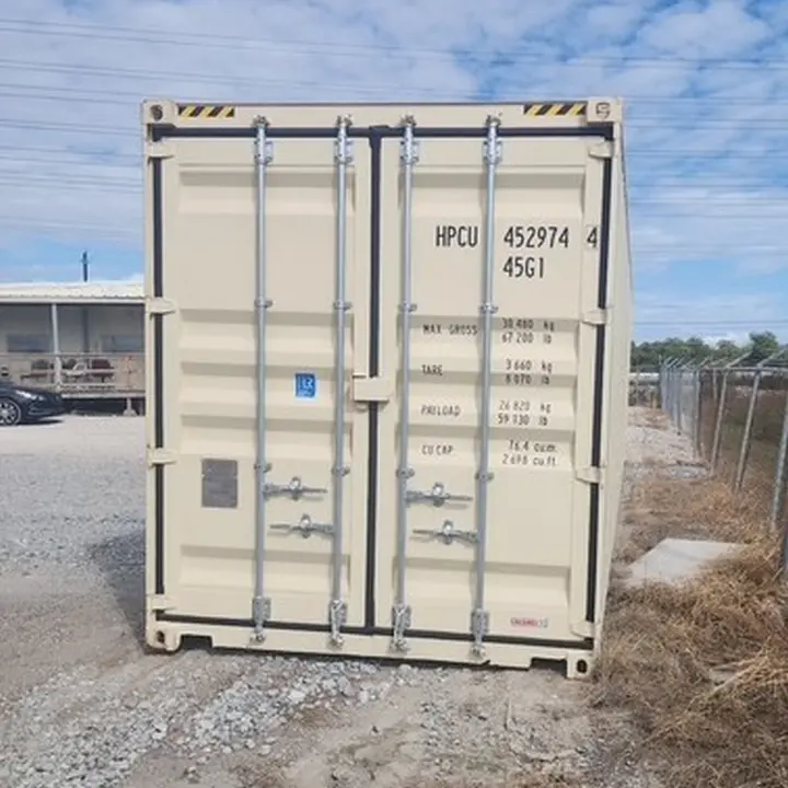 40ft High Cube Container Delivered in Pasadena, TX - Four Sons Logistics