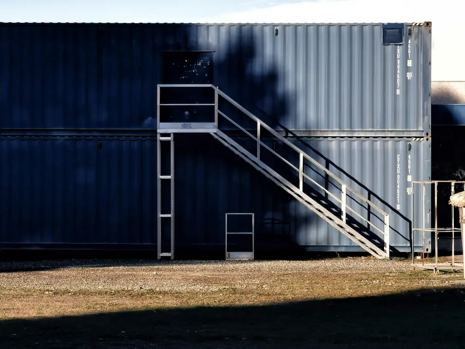 How to Convert a Shipping Container into a Secure Storage Unit - Four Sons Logistics