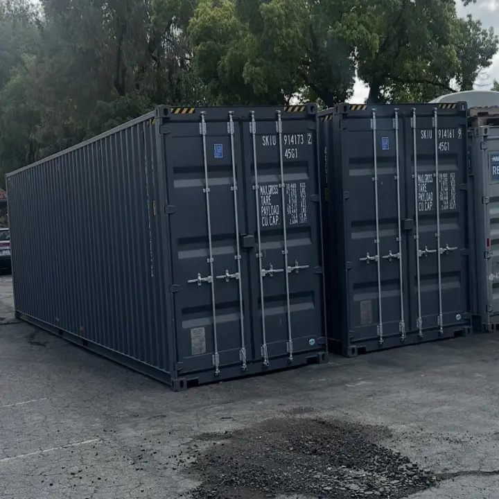 New One-Trip 40ft High Cube Double-Door Container Delivered in San Jose, CA - Four Sons Logistics