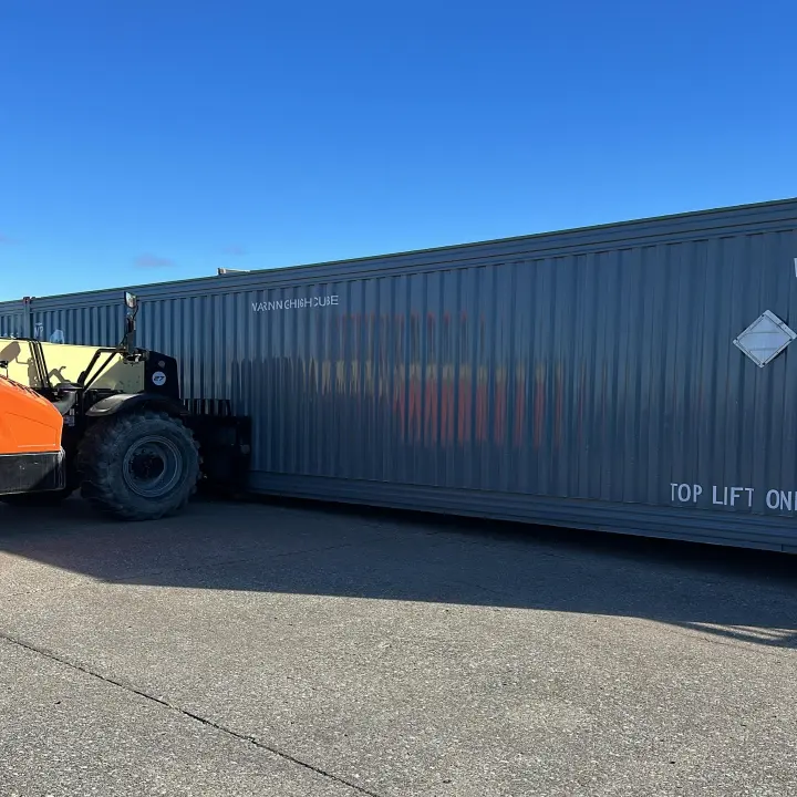 New One-Trip 53ft HC Container Delivery in Chicago, IL - Four Sons Logistics