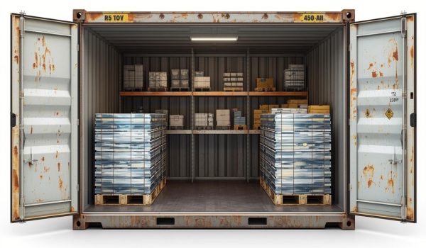 10ft Container Turned Into a Storage - Four Sons Logistics