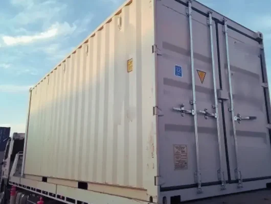 20ft High Cube Shipping Container Delivered in Atlanta, GA – Four Sons Logistics 20ft High Cube Shipping Container Delivered in Atlanta, GA - Four Sons Logistics