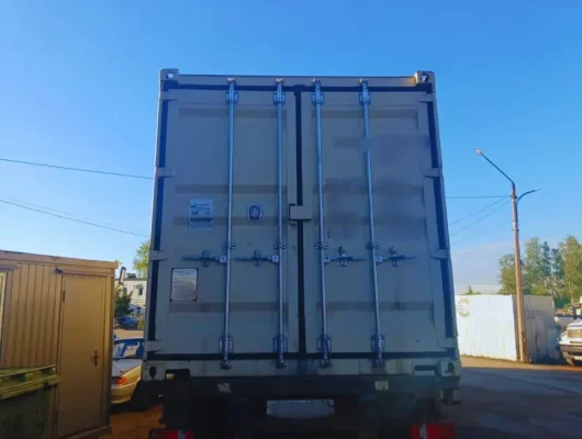 20ft Standard Shipping Container Delivered in Baltimore, MD – Four Sons Logistics 20ft Standard Shipping Container Delivered in Baltimore, MD - Four Sons Logistics