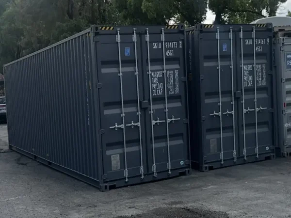 New One-Trip 40ft High Cube Double-Door Container Delivered in San Jose, CA - Four Sons Logistics