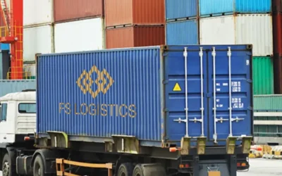 Shipping Container Delivery by Four Sons Logistics