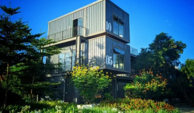 Shipping Container Trasformed as a Condo - Four Sons Logistics